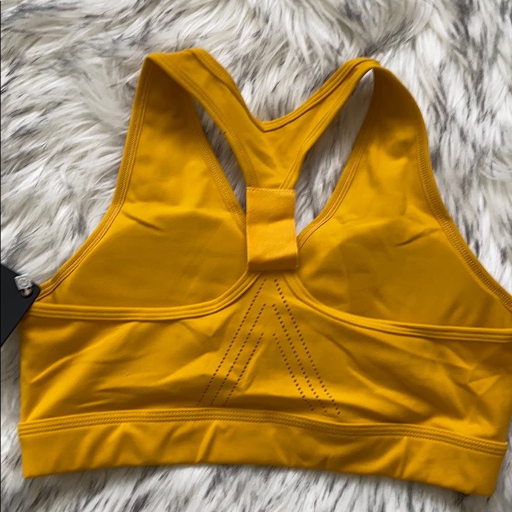Alphalete Surface Laser Cut Wrap Bra - Golden Hour - Picture 8 of 13